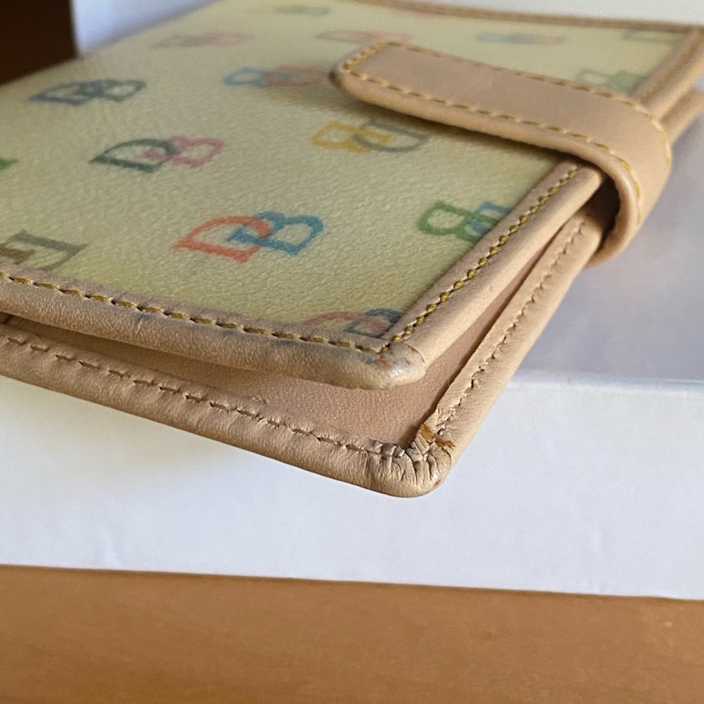 Dooney & Bourke Rare Rainbow Monogram Y2K It Girl Wallet - Picture 4 of 13